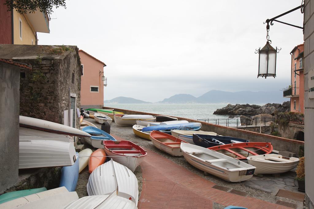 Creuza De Ma Apartment Tellaro Bagian luar foto